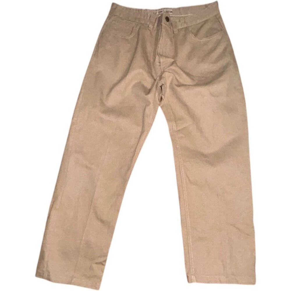 Noiz T Gold Premium Quality Denim Jeans Straight Men's 42x34 Y2K Heavy Duty